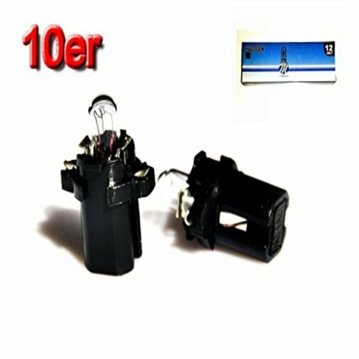 M-Tech Ampoule B8.3d 12V/1.2W Noire (Lot de 10)