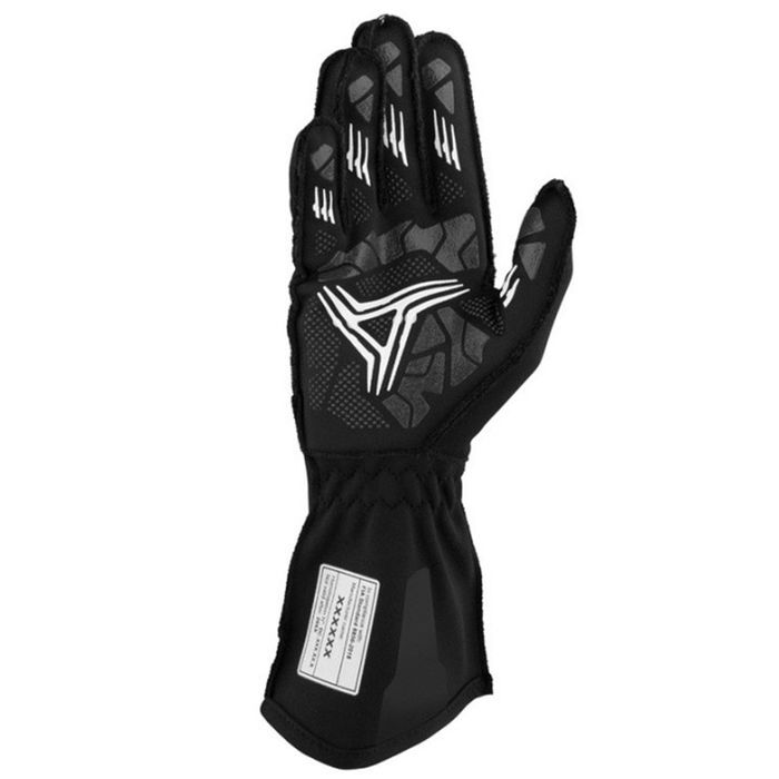 OMP Gants Kart Ks-X FIA 8877-2022 OMPKB0-2751-A01-071-004 Noir Enfants Taille 004