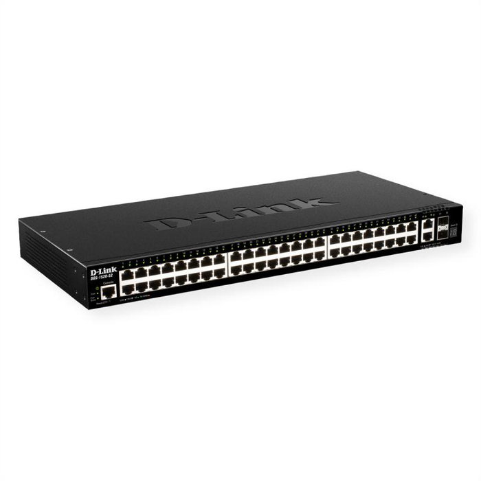 D-Link Switch 52 Ports Gigabit PoE Géré DGS-1520-52/E avec 4 Ports SFP+ D-Link Switch 52 Ports Gigabit PoE Géré DGS-1520-52/E avec 4 Ports SFP+