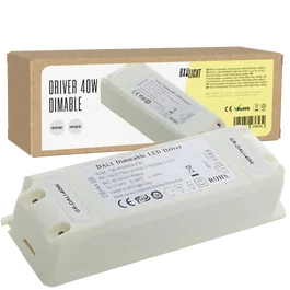 BX3 LIGHT Driver LED CM-40VADDR-EMI 40W 600 mA, Sortie 50-76 V DC, DALI, Classe II, avec Filtre EMI - pour éclairage technique