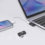 MicroConnect Adaptateur USB-C mâle coudé vers femelle USB4 Gen 3x2, 240W, 40Gbps