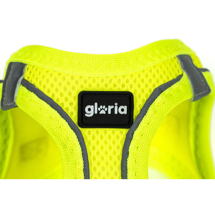 Harnais pour Chien Gloria Trek Star 32,8-35,4 cm 45-47 cm Jaune M Harnais pour Chien Gloria Trek Star 32,8-35,4 cm 45-47 cm Jaune M