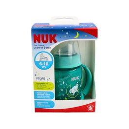 NUK Pack Biberon Entrena Night Silicone 150ml, 6 unités