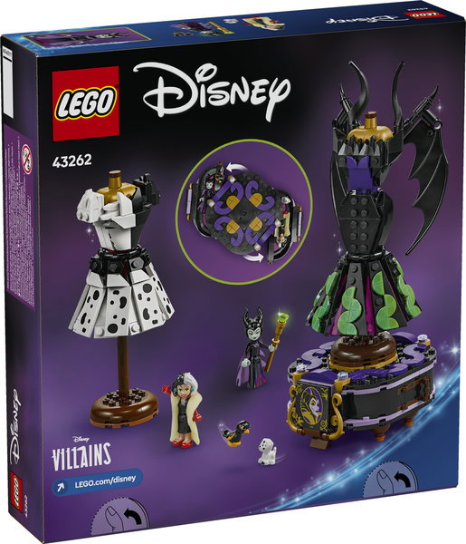 LEGO Disney Robes de Maléfique et Cruella d'Enfer 43262 LEGO Disney Robes de Maléfique et Cruella d'Enfer 43262