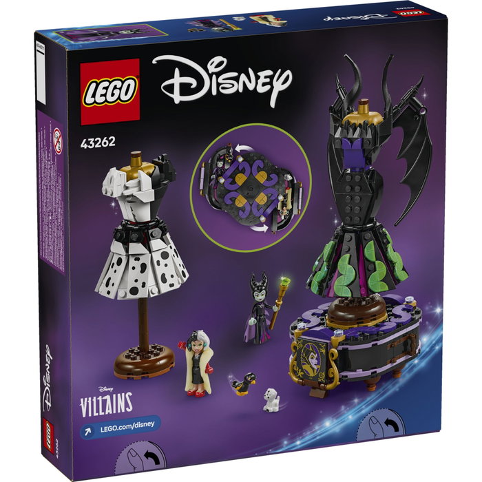 LEGO Disney Robes de Maléfique et Cruella d'Enfer 43262 LEGO Disney Robes de Maléfique et Cruella d'Enfer 43262