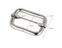 Innspiro Boucle Coulissante Rectangulaire en Fer Nickel 33 mm (Lot de 5)