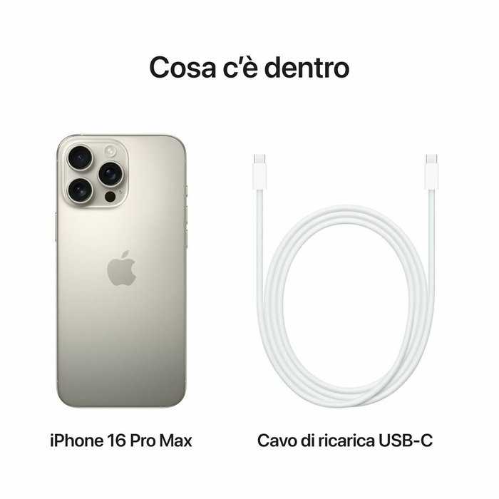 Apple iPhone 16 Pro Max 512Go Titane naturel Apple iPhone 16 Pro Max 512Go Titane naturel