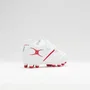 Gilbert Sidestep X20 Chaussure de rugby garçon Blanc/Rouge Taille 33 Crampons moulés