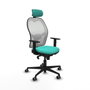 Piqueras y Crespo Chaise de Bureau 1D036G2 Turquoise