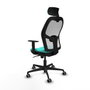 Piqueras y Crespo Chaise de Bureau 1D036G2 Turquoise