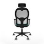 Piqueras y Crespo Chaise de Bureau 1D036G2 Turquoise