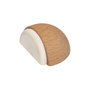 WOLFPACK LINEA PROFESIONAL Butoir de porte adhésif demi-lune en bois chêne