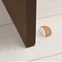 WOLFPACK LINEA PROFESIONAL Butoir de porte adhésif demi-lune en bois chêne