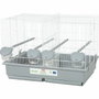 Zolux Cage d'élevage oiseaux Primo Cati - Blanc et gris