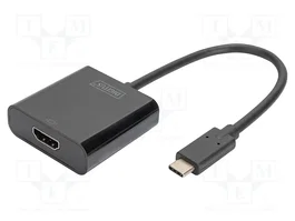 DIGITUS Adaptateur USB C vers HDMI 4K UHD 2160p, USB 3.2 Gen 1