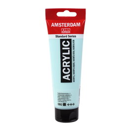 Amsterdam Standard Series Peinture acrylique Vert turquoise clair 660, 120 ml
