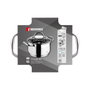 Bergner Casserole en Acier Inoxydable Ø 20 x 11,5 cm - 3,3 L