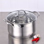 Bergner Casserole en Acier Inoxydable Ø 20 x 11,5 cm - 3,3 L