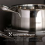 Bergner Casserole en Acier Inoxydable Ø 20 x 11,5 cm - 3,3 L