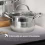 Bergner Casserole en Acier Inoxydable Ø 20 x 11,5 cm - 3,3 L