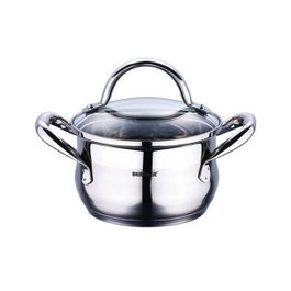 Bergner Casserole en Acier Inoxydable Ø 20 x 11,5 cm - 3,3 L