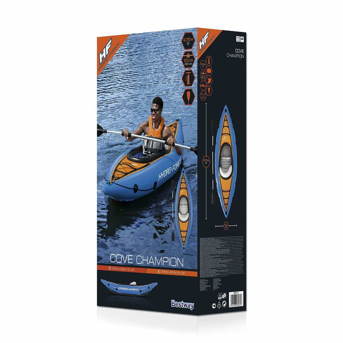 Bestway Kayak Individuel Hydro-Force 275x102 cm Loisirs 65115 Bestway Kayak Individuel Hydro-Force 275x102 cm Loisirs 65115