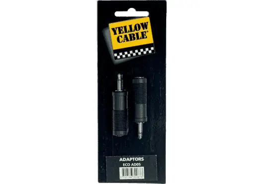 YELLOWCAB Adaptateur Jack Mâle Mono 3.5 mm vers Jack Femelle Mono 6.5 mm YELLOWCAB Adaptateur Jack Mâle Mono 3.5 mm vers Jack Femelle Mono 6.5 mm