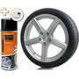 Foliatec Caoutchouc liquide Argent métallique 400 ml