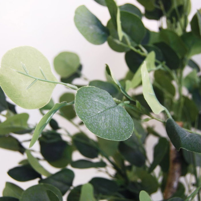 Arbre Home ESPRIT Polyester Bois Ciment Eucalyptus 90 x 90 x 180 cm