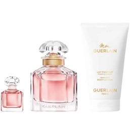 Guerlain - Coffret de parfum femme Mon Guerlain: Eau de Parfum 50 ml + Eau de Parfum 5 ml + Lotion pour le corps 75 ml