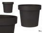 Ibergarden Pot en plastique anthracite 14x12.5 cm (Set de 12)