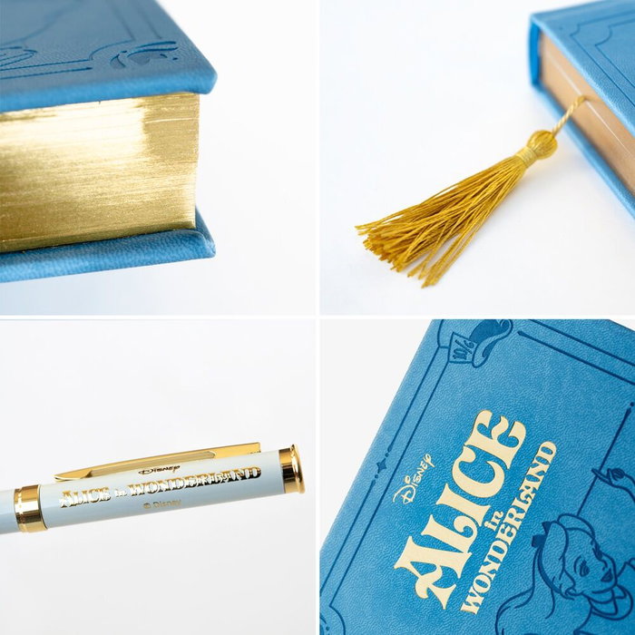 ERIK - Set Carnet A5 + Stylo à bille Alice au Pays des Merveilles Disney - 200 pages, couverture rigide avec signet ERIK - Set Carnet A5 + Stylo à bille Alice au Pays des Merveilles Disney - 200 pages, couverture rigide avec signet