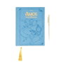 ERIK - Set Carnet A5 + Stylo à bille Alice au Pays des Merveilles Disney - 200 pages, couverture rigide avec signet