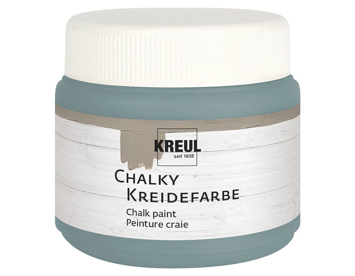 Kreul Peinture CHALKY effet craie Bleu Sir gasolina 150ml Kreul Peinture CHALKY effet craie Bleu Sir gasolina 150ml