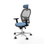 Piqueras y Crespo Chaise de Bureau 2D086G2 Bleu ciel avec Appui-tête