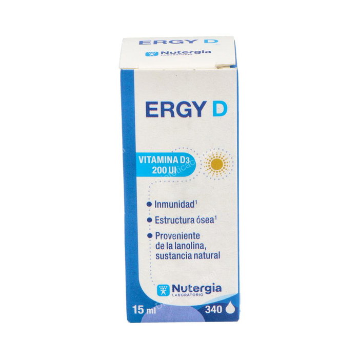 Nutergia Ergy D Vitamine D3 15 ml Nutergia Ergy D Vitamine D3 15 ml