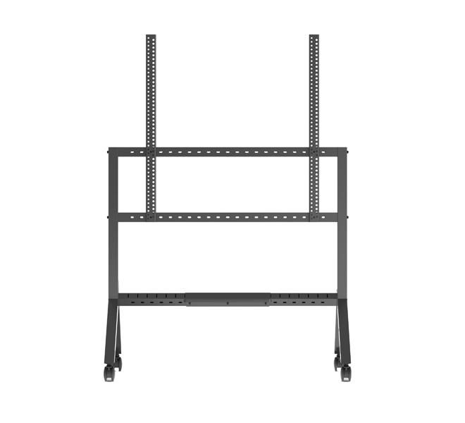 B-Tech BT8546 Momentum Edge XL Support mobile avec roues freinées pour écrans tactiles interactifs de 65" à 110" (charge 125 kg)