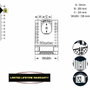Master Lock M1177EURD Cadenas à Combinaison en Laiton Massif