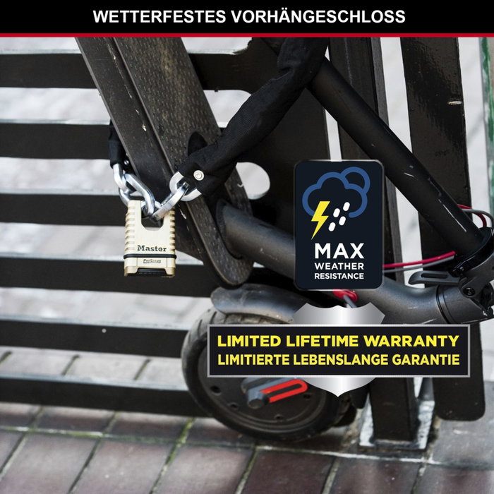Master Lock M1177EURDCC Cadenas à Combinaison Haute Sécurité avec Anse Protégée Master Lock M1177EURDCC Cadenas à Combinaison Haute Sécurité avec Anse Protégée