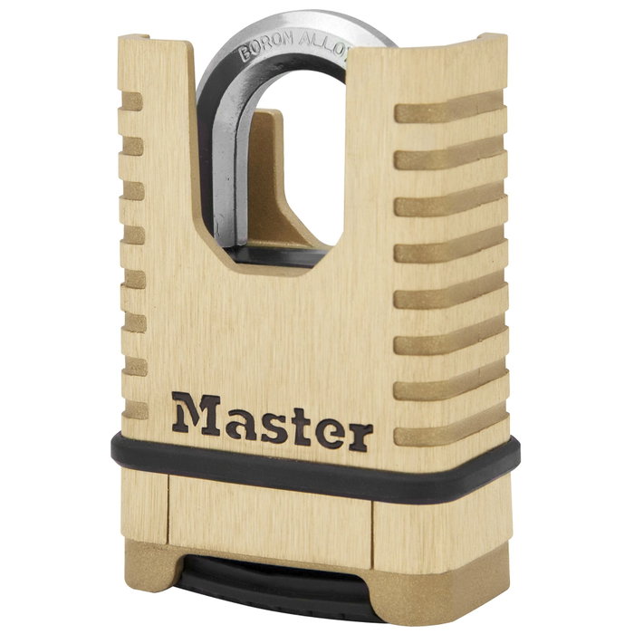 Master Lock M1177EURDCC Cadenas à Combinaison Haute Sécurité avec Anse Protégée Master Lock M1177EURDCC Cadenas à Combinaison Haute Sécurité avec Anse Protégée