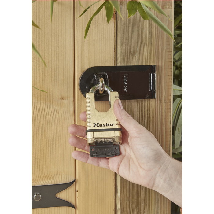 Master Lock M1177EURDCC Cadenas à Combinaison Haute Sécurité avec Anse Protégée Master Lock M1177EURDCC Cadenas à Combinaison Haute Sécurité avec Anse Protégée