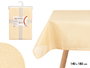 Kinvara Nappe en Polyester Beige 140x180 cm (Set de 12)