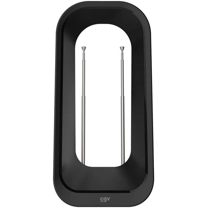 CGV Antenne TV intérieure AN-Rise Amplifiée - Réception TNT VHF/UHF - Alimentation secteur