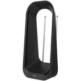 CGV Antenne TV intérieure AN-Rise Amplifiée - Réception TNT VHF/UHF - Alimentation secteur