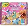 Crayola Coffret Créatif Washimals - 3 Animaux Pastel à Colorier et Laver - Jeu d'Activité pour Enfants à Partir de 3 Ans
