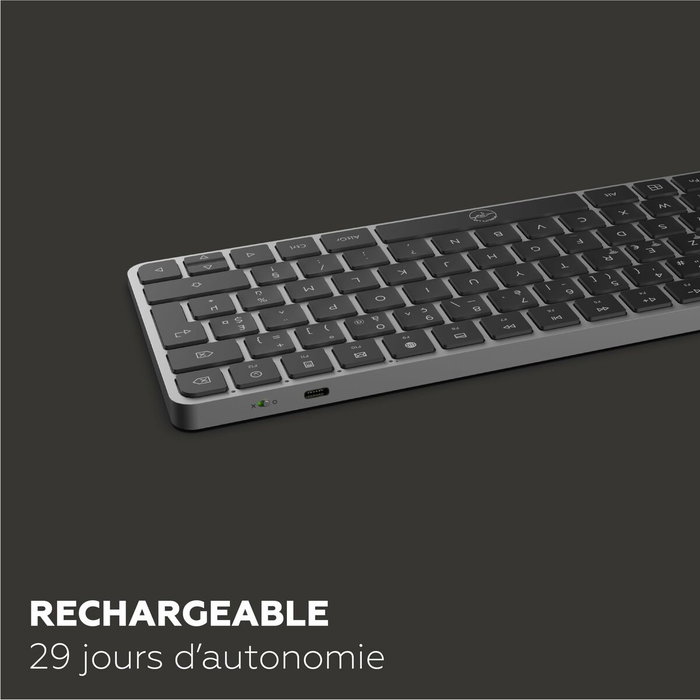 Mobility Lab KP430W Mini Gris AZERTY