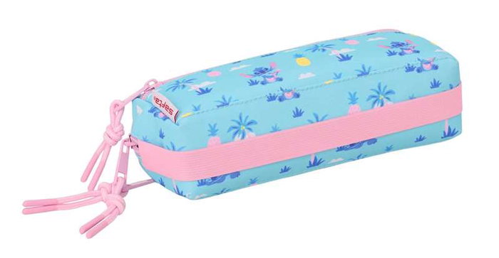 Safta Porte-tout triple petit avec élastique 22 cm, dimensions 22x8.5x6 cm - À partir de 36 mois