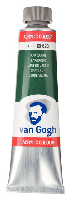 Van Gogh Couleur Acrylique en Tube 40 ml Vert Vessie 623 Van Gogh Couleur Acrylique en Tube 40 ml Vert Vessie 623