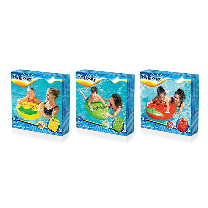 Bestway 42049 Colchoneta de Surf Gonflable avec Poignées 84x56 cm pour Enfants +3-8 ans Plage et Piscine