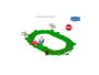 Bandai Peppa Pig Whizz Around - Circuit Voiture Rouge motorisée